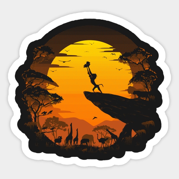 The Circle of Life Sticker by Riverart